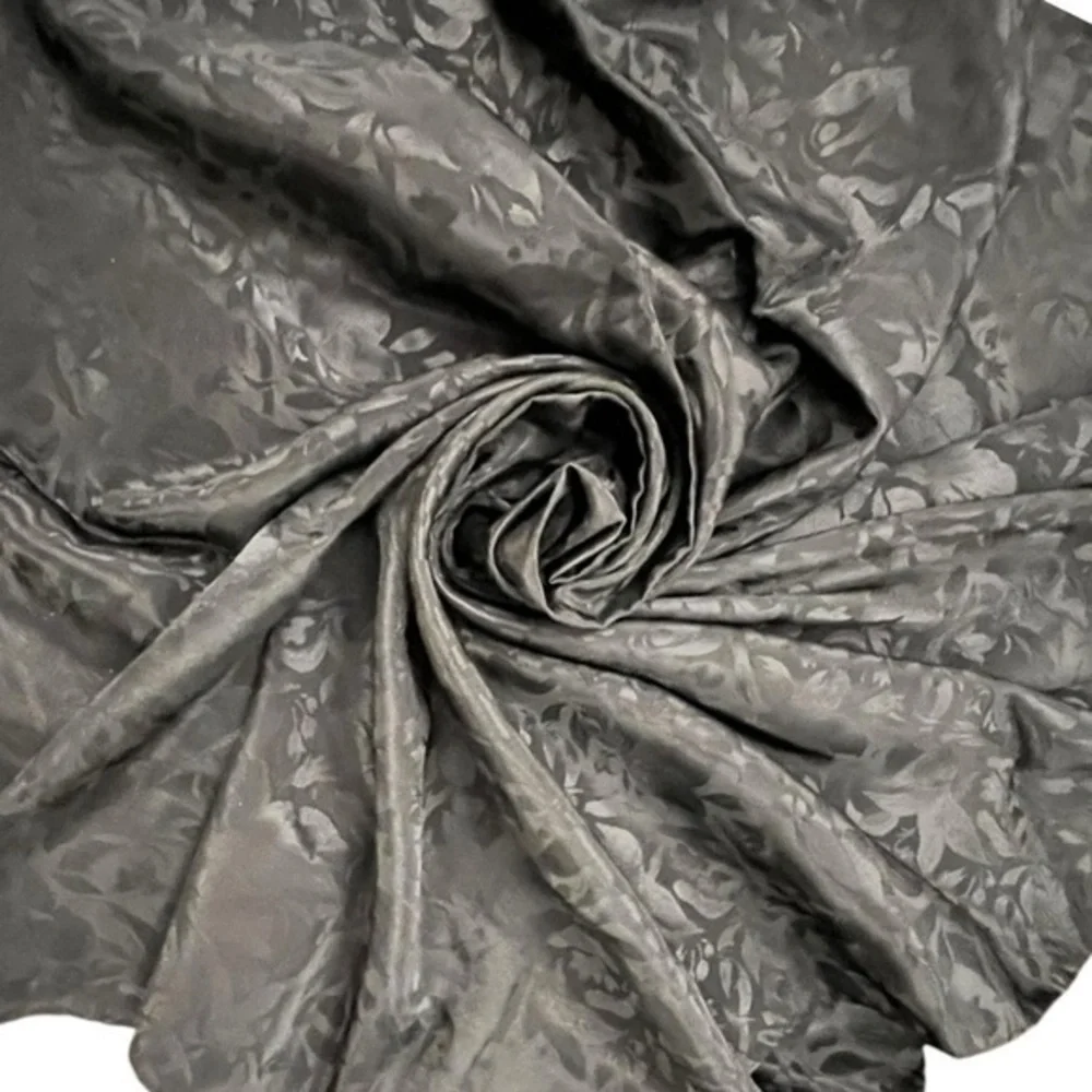 VINTAGE 60S/70S MORSLY POLYESTER SCARF HANDKERCHIEF 29x29 Designer Floral Glam‎